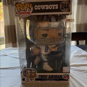 075, Funko Pop! Cowboys Figure with Blue and Silver Gear